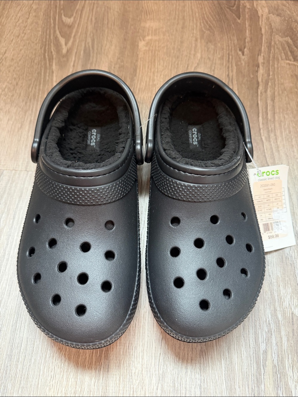 CROCS Classic Lined Clog - Black